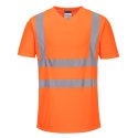 T-SHIRT W SEREK ZE WSTAWKAMI Z SIATKI