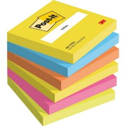 Karteczki samoprzylepne Post-it, mix kolorów, 76 mm x 76 mm, 100 arkuszy 6820 7100317840