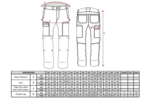 Spodnie KX3 Cargo