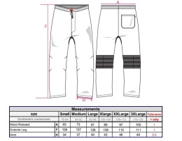 Spodnie szefa kuchni MeshAir Pro