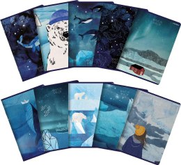 Zeszyt_TOP 2000 WINTER SAILOR A5 32k 70g mix linia z marginesem 400157921 SALE