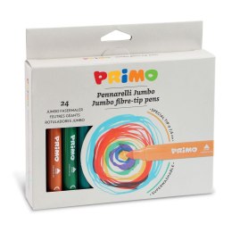Flamastry szkolne Primo CMP Morocolor Jumbo, 8 mm, 24 kolory w pudełku 604JUMBO24