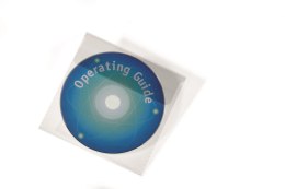 Kieszonka_na płyty CD/DVD z klapką Przezroczy sty 524519 DURABLE