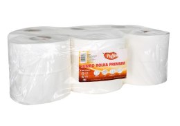 Papier toaletowy JUMBO PREMIUM 270003 2 warstwy 120m biały (12szt.) makulatura PUFFO