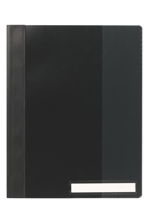 Skoroszyt A4 z przezroczystą okładką, szeroki PCW czarny 251001 DURABLE