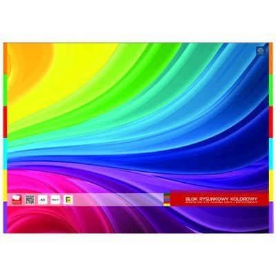 Blok rysunkowy kolorowy A3 20 80g INTERDRUK Blok rysunkowy kolorowy A3 20 80g INTERDRUK