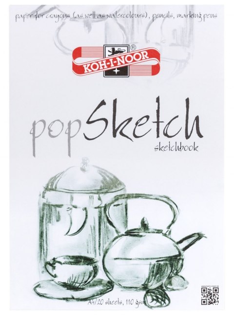 Blok szkicowy POP SKETCH A4 50ark.100g BLO-SZPOA4-00104 KOH I NOOR Blok szkicowy POP SKETCH A4 50ark.100g BLO-SZPOA4-00104 KOH I NOOR