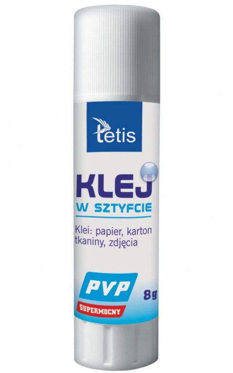 Klej w sztyfcie PVP 8g BG100-E TETIS