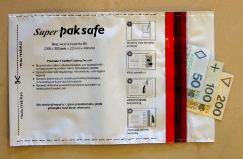 Koperty NC bezpieczne (Bankowe) B4 HK 100szt. 55438097 Koperty NC bezpieczne (Bankowe) B4 HK 100szt. 55438097