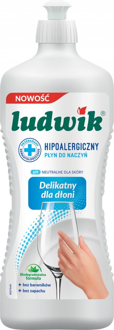 LUDWIK Płyn do mycia naczyń 900g hipoalergiczny 028300 LUDWIK Płyn do mycia naczyń 900g hipoalergiczny 028300