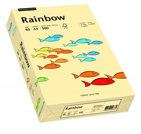 Papier xero kolorowy RAINBOW kość słoniowa R06 88042275 Papier xero kolorowy RAINBOW kość słoniowa R06 88042275