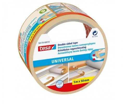 Taśma dwustronna TESA 5m X50mm 56170-00010-01 TS Taśma dwustronna TESA 5m X50mm 56170-00010-01 TS