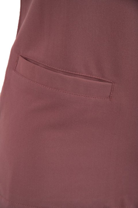 MYNTS V-Neck Two Pockets - Scrub Top Women WMT002 Terra Rose - Terra Rose XL