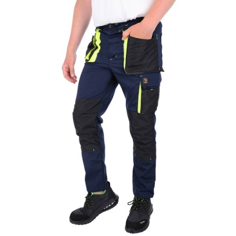 SPODNIE DO PASA PROMAN STRETCH 250 GRANATOWY ROZM. 56