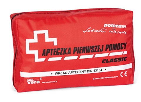Apteczka pierwszej pomocy samochodowa uniwersalna , wodoodporna saszetka, VERA DIN 13164