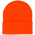 CZAPKA ZIMOWA AKRYLOWA DZIANA ORANGE NEON