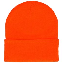 CZAPKA ZIMOWA AKRYLOWA DZIANA ORANGE NEON