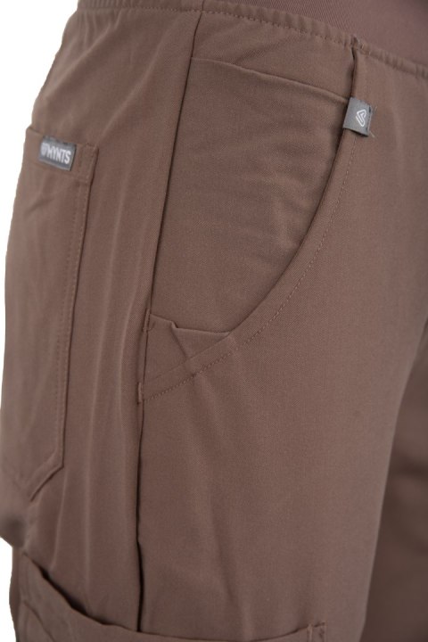 MYNTS Straight Leg Pants Women WMP002 Sahara Mokka - Sahara Mokka 4XL