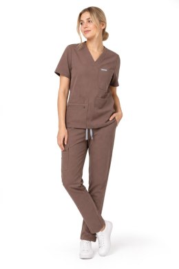 MYNTS Straight Leg Pants Women WMP002 Sahara Mokka - Sahara Mokka XL