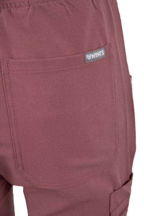 MYNTS Straight Leg Pants Women WMP002 Terra Rose - Terra Rose 2XL