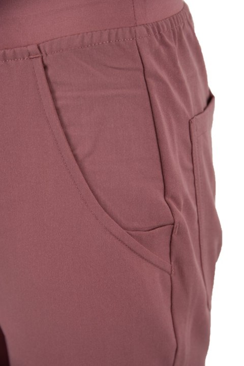 MYNTS Straight Leg Pants Women WMP002 Terra Rose - Terra Rose 2XL