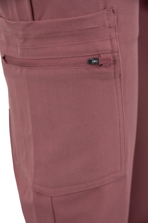 MYNTS Straight Leg Pants Women WMP002 Terra Rose - Terra Rose 5XL