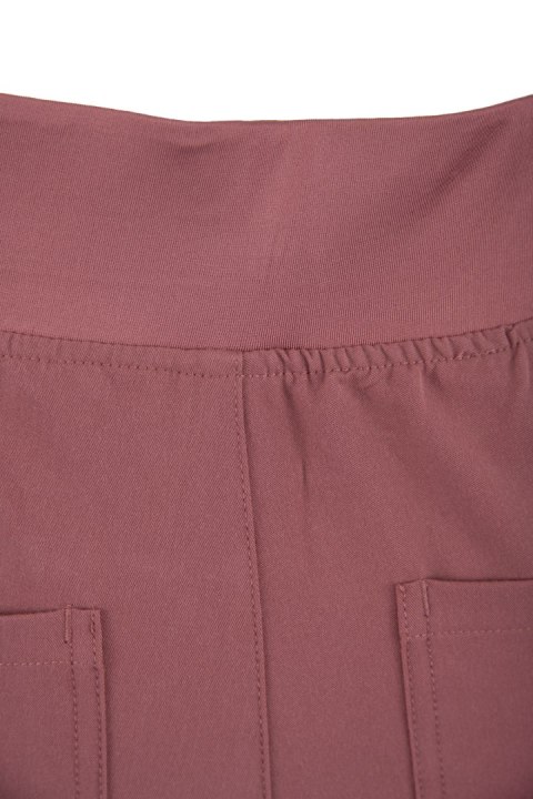 MYNTS Straight Leg Pants Women WMP002 Terra Rose - Terra Rose XL