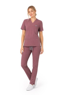 MYNTS Straight Leg Pants Women WMP002 Terra Rose - Terra Rose XS