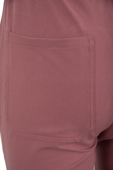 MYNTS Straight Leg Pants Women WMP002 Terra Rose - Terra Rose S