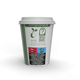 (WYCOFANE) Kubki papierowe Green Leaf 250 ml op 50 szt. LV-8-GR