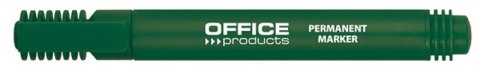 Marker permanentny , okrągły, 1-3mm (linia), zielony, typu OFFICE PRODUCTS 17071211-02