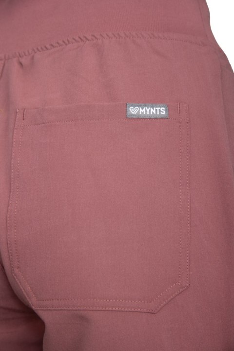 MYNTS Straight Leg Pants Women WMP002 Terra Rose - Terra Rose 4XL