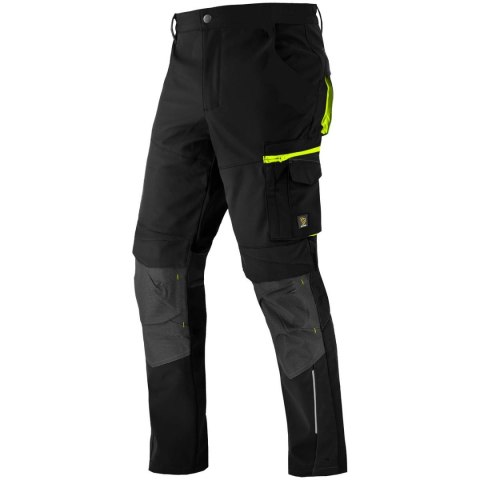 SPODNIE DO PASA SOFTSHELL POWERFLEX BLACK ROZM. 50