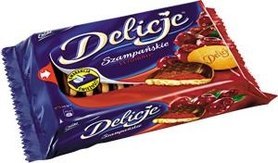 Ciastka DELICJE Szampańskie wiśnia 294g Ciastka DELICJE Szampańskie wiśnia 294g
