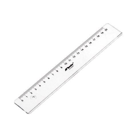 Linijka przezroczysta 20cm 20501 LENIAR Linijka przezroczysta 20cm 20501 LENIAR