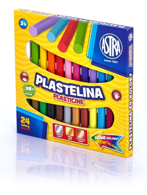 Plastelina Astra 24 kolory, 303110001 Plastelina Astra 24 kolory, 303110001