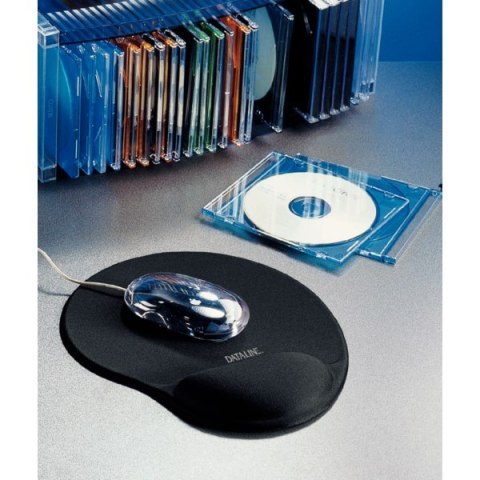 Podkładka żelowa pod mysz czarna ESSELTE DATALINE 67106 Podkładka żelowa pod mysz czarna ESSELTE DATALINE 67106