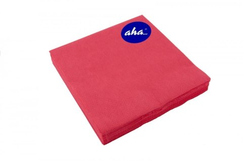 Serwetki AHA czerwone 33x33cm, 20sztuk, intensywny Serwetki AHA czerwone 33x33cm, 20sztuk, intensywny