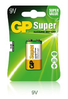 Bateria alkaliczna GP Super 9V / 6LR61 9.0V GPPVA9VAS010