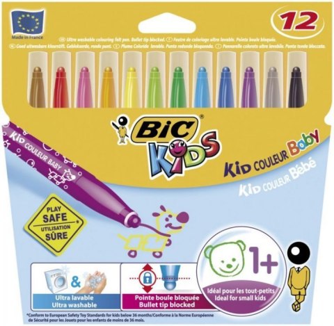 Flamastry BIC Kids Kid Couleur Baby , 9020801 Flamastry BIC Kids Kid Couleur Baby , 9020801