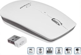 Mysz bezprzewodowa 2.4GHZ optyczna USB SATURN biała EM120W ESPERANZA