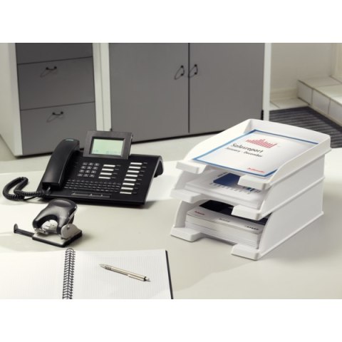 Półka na dokumenty LEITZ Plus Slim czarny 52370095 Półka na dokumenty LEITZ Plus Slim czarny 52370095