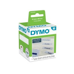 Etykieta DYMO na teczkę z zawieszką - 50 x 12 mm, biały S0722460 (X)