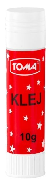 Klej biurowy w sztyfcie 10g, biały TO-460 Toma Klej biurowy w sztyfcie 10g, biały TO-460 Toma