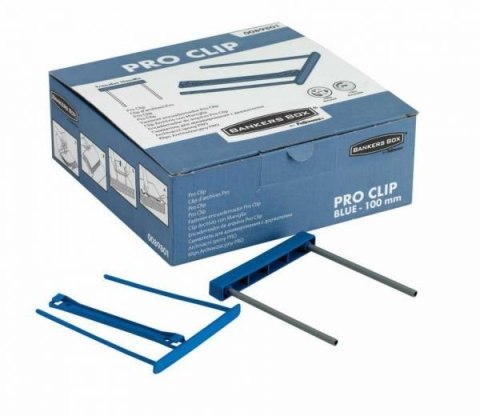 Klipsy archiwizacyjne Pro Clip biały (100szt) 89701 FELLOWES Klipsy archiwizacyjne Pro Clip biały (100szt) 89701 FELLOWES