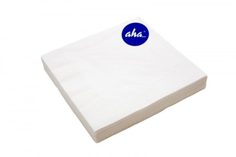 Serwetki AHA białe 33x33cm, 20sztuk Serwetki AHA białe 33x33cm, 20sztuk