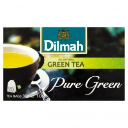 Herbata DILMAH PURE GREEN TEA ekspresowa (20 torebek) 1,5g zielona