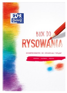 Blok rysowania OXFORD A3 20k 120G biały 400093197