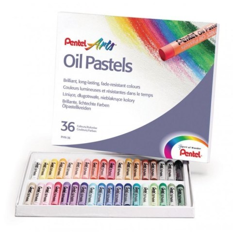 Pastele olejne 36 kolorów PHN-36 PENTEL Pastele olejne 36 kolorów PHN-36 PENTEL