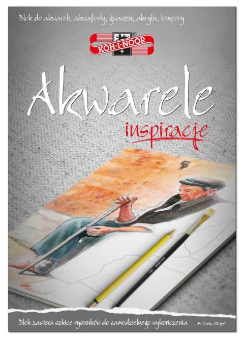 Blok A4 akwarela 20k 320g INSPIRACJE BLO-INAKA4 KOH-I-NOOR Blok A4 akwarela 20k 320g INSPIRACJE BLO-INAKA4 KOH-I-NOOR